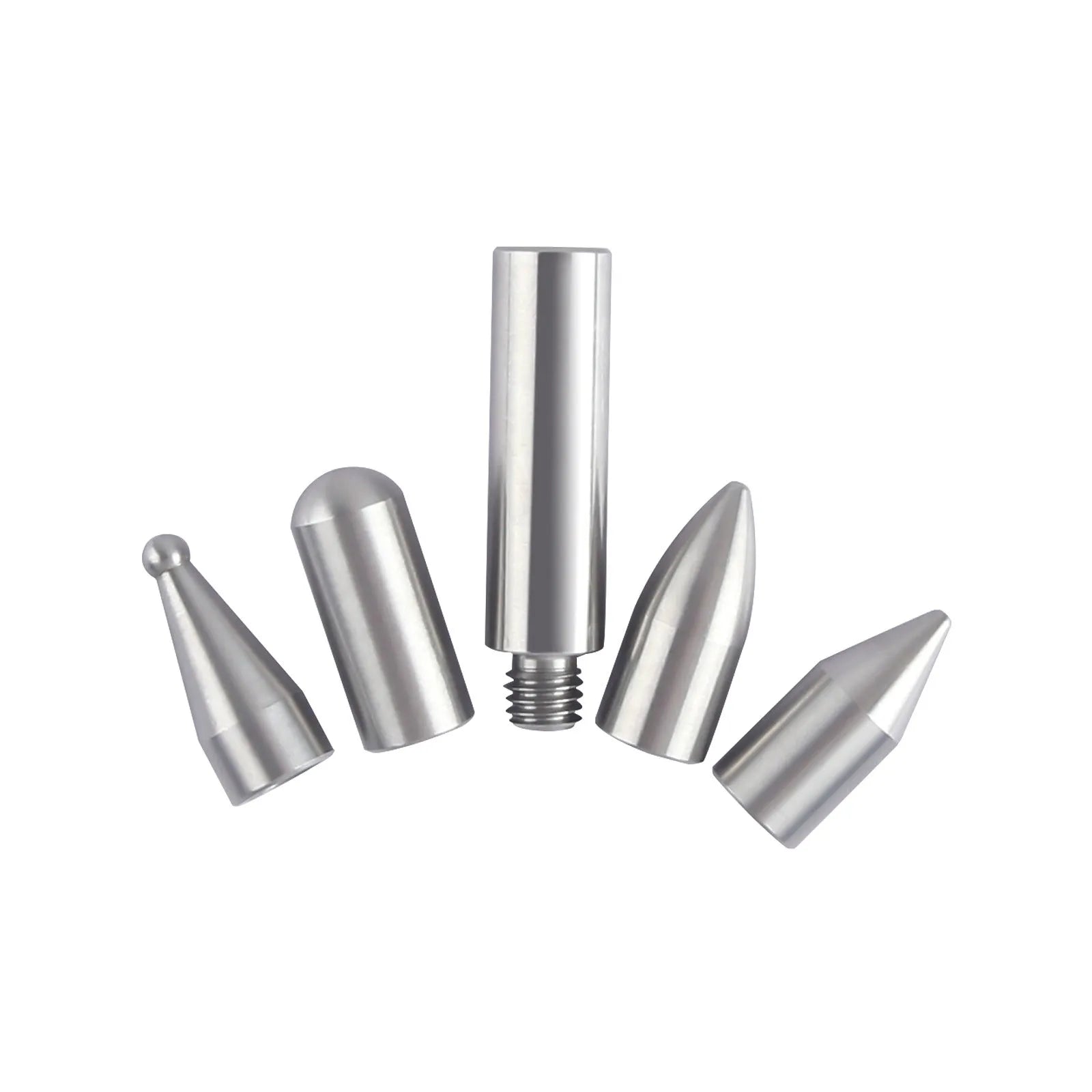 Three alloy steel dent repair crowbars with different hook sizes for automotive bodywork maintenance
