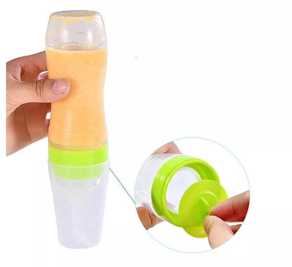 Baby Spoon Bottle Feeder in various colors for easy, safe baby feeding