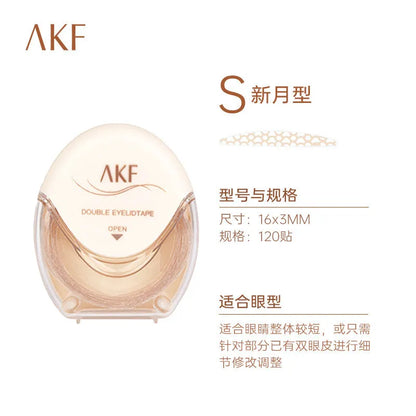 Double eyelid stickers roll with transparent lace adhesive patches for creating natural eyelid creases