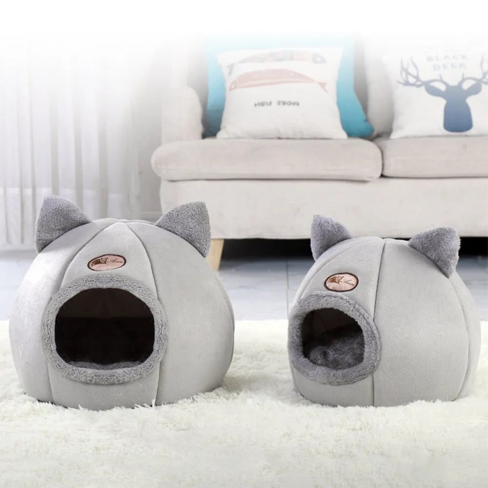 L size 36cm cube fully enclosed cat sofa bed with removable cushion