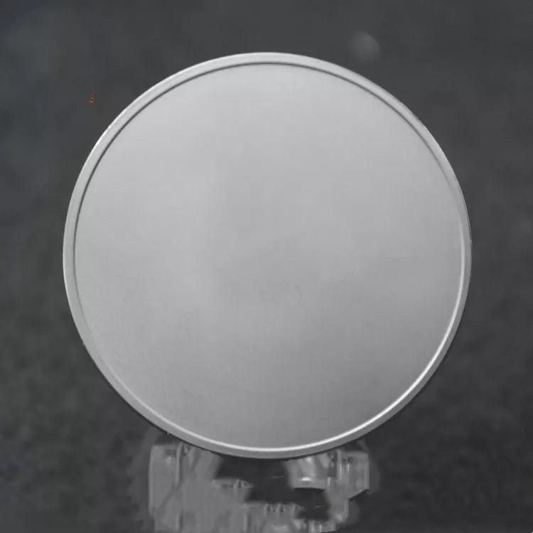 Zinc alloy electroplated collectible coin in gold and silver finishes, 4cm diameter