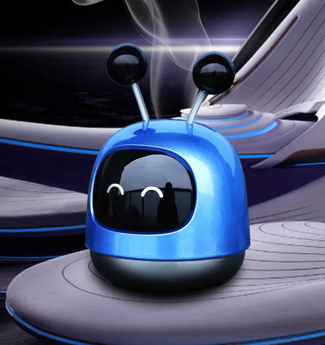 Robot car vent air freshener aromatherapy diffuser with 40ml gel fragrance