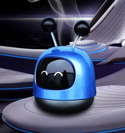 Robot car vent air freshener aromatherapy diffuser with 40ml gel fragrance