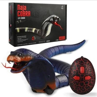 Realistic remote control snake toy with lifelike slithering motion for pranks and fun