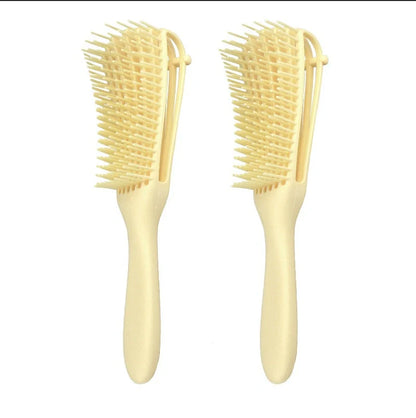 Knotted Haircut Massage Octopus Curling Comb in various colors for gentle detangling and scalp massage