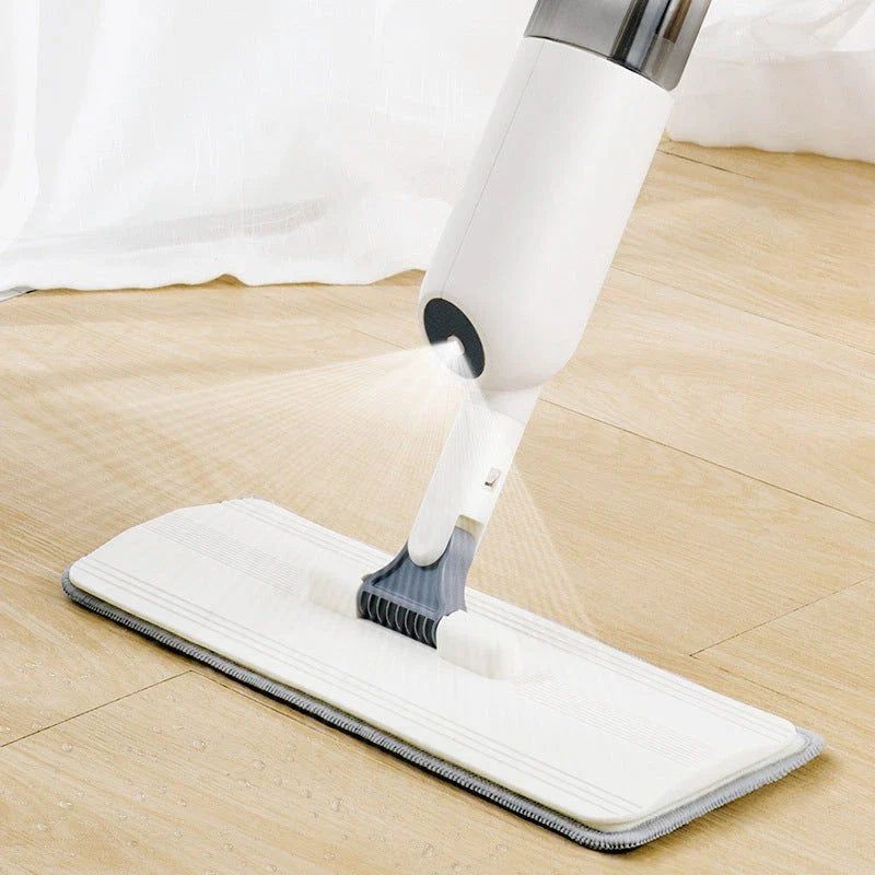 Hands-Free Microfiber Cleaning Mop with Bucket and Wringer for Effortless Floor Cleaning