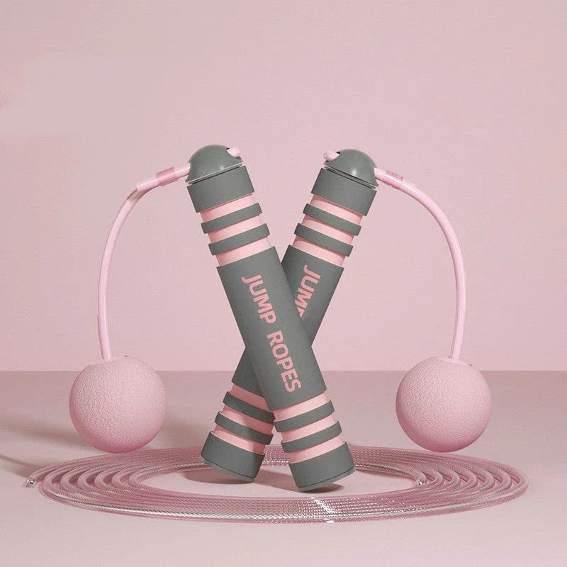 Adjustable jump rope with various color and style options, made with durable materials for an effective workout and weight loss.