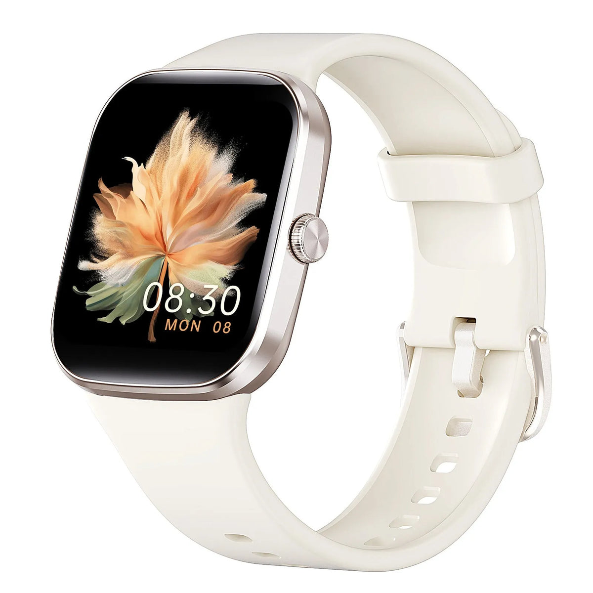 Bluetooth smart sports watch with TFT screen, heart rate and sleep monitoring, shown in five colour options