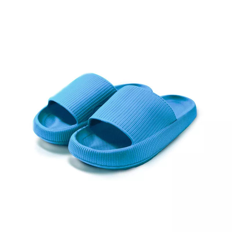 EVA Rubber Foam Soft Bottom Indoor Couple Slippers in various colors