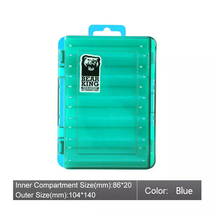 Luya Fishing Lure Double-sided Micro-object Box in various colors for organized lure storage