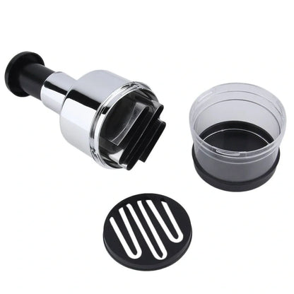 Stainless steel manual clap knife with multi-layer blades for vegetable chopping