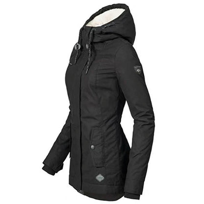 Stylish padded cotton clothing with leather accents in a variety of colors and sizes