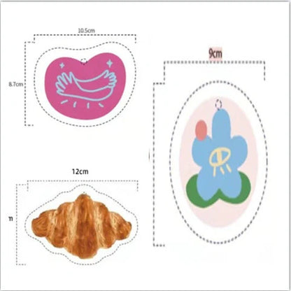 Bamboo fiber dish towel with cartoon patterns for kitchen cleaning