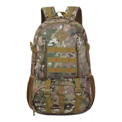 50L camouflage outdoor mountaineering backpack with waterproof Oxford cloth