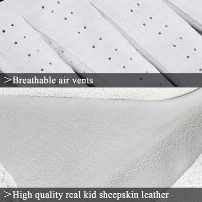 Summer thin section golf gloves made from real sheepskin leather with anti-skid particles