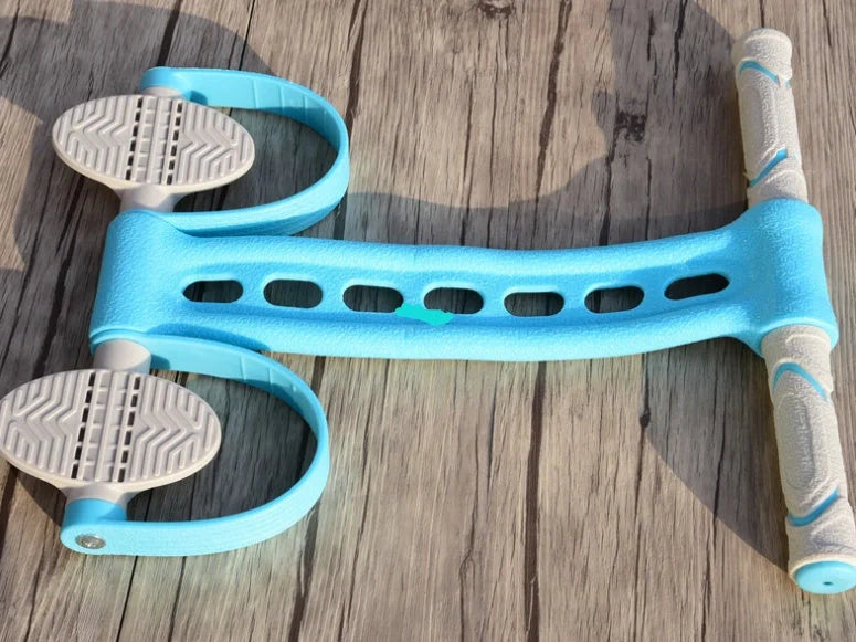 Blue silicone pedal puller with non-slip grip for bike maintenance