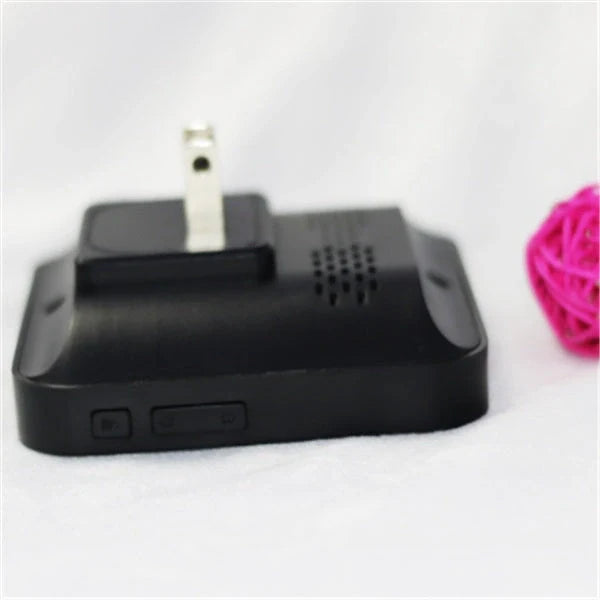 Light reminder wireless doorbell in black and white with app pairing