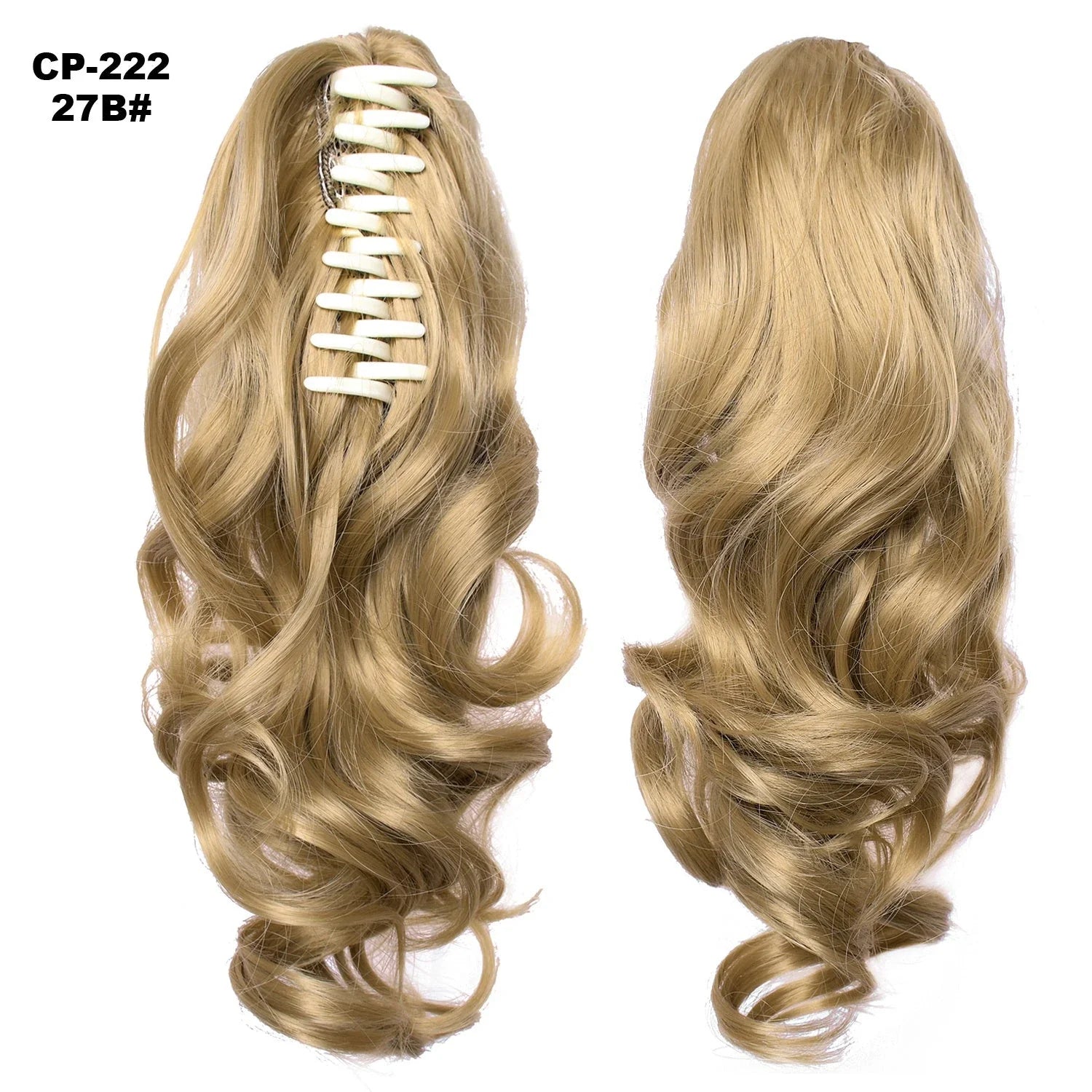 Stylish ponytail hair extension with natural-looking synthetic fibers for comfortable all-day wear