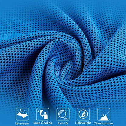 Mountaineering cooling towel in various colors, perfect for outdoor activities