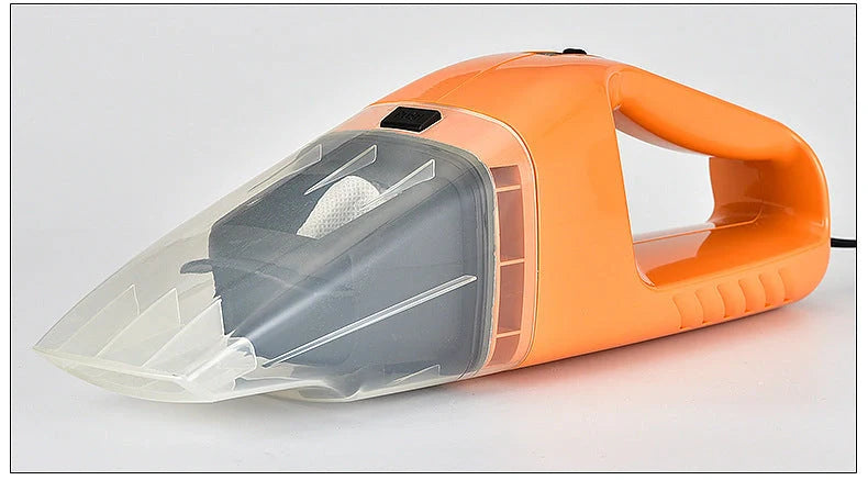 Portable car vacuum cleaner in multiple colors with powerful suction for car cleaning