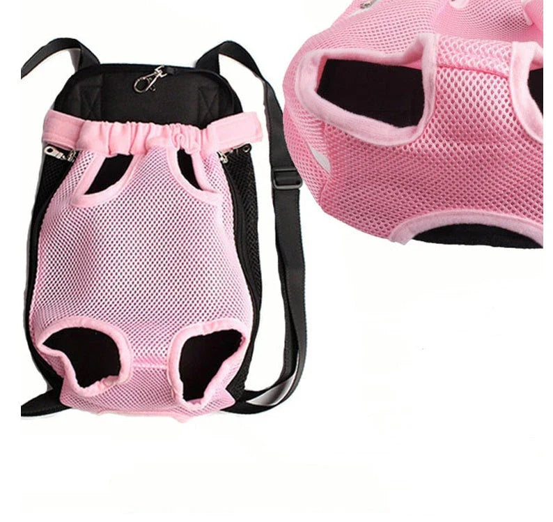 Comfortable Mesh Dog Backpack for Convenient Pet Transport