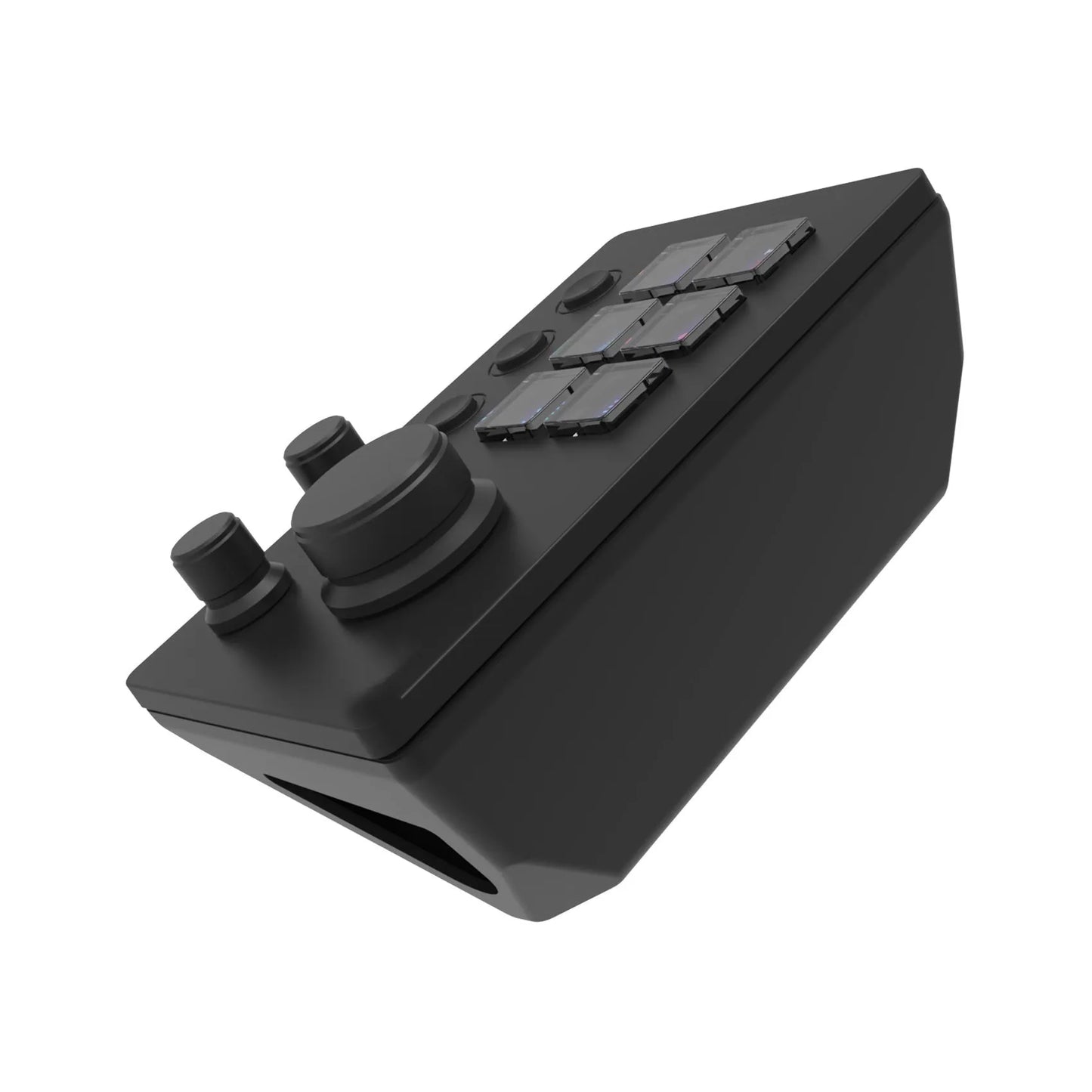 Black and white Visual Keyboard N3 USB numeric keypad with data cable and mounting bracket.