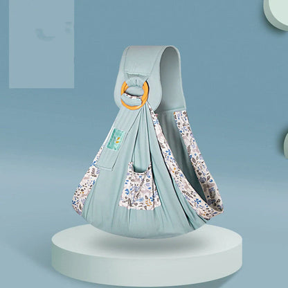 Cotton baby carrier sling in various colors for secure and comfortable baby carrying