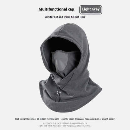 Premium fleece face mask and neck warmer with 360-degree coverage, adjustable drawstring, and versatile design for winter outdoor activities