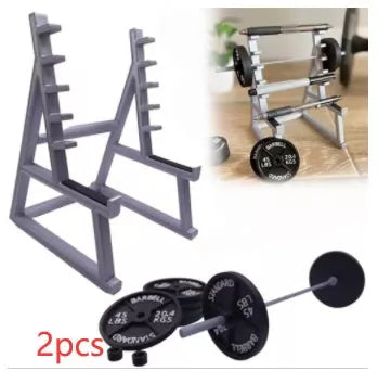 Creative Barbell Pen Holder Desktop Pencil Box - Unique Desk Organizer