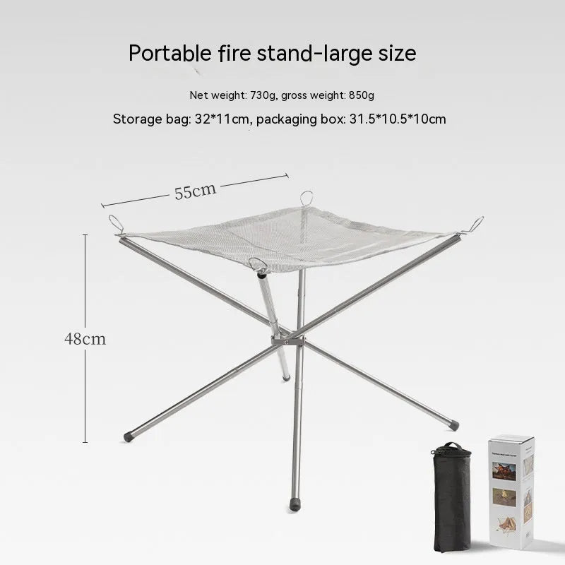 Silver stainless steel barbecue grill net with chrome-plated frame in medium and large sizes