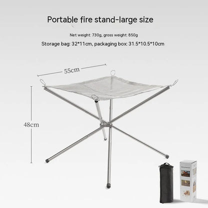 Silver stainless steel barbecue grill net with chrome-plated frame in medium and large sizes