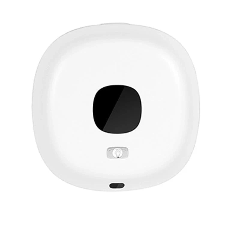 Smart Sensor Wall-Mounted Soap Dispenser in white and blue with USB charging