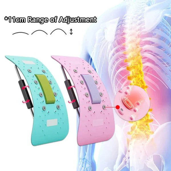 Back Cracker Back Massager Lumbar Neck Stretcher with adjustable settings and durable ABS construction for pain relief and spinal support