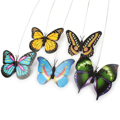 A colorful electric butterfly and bird figure with a mesmerizing fluttering motion, adding a touch of whimsy and enchantment to home decor.