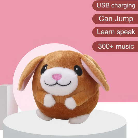 Interactive Talking Dog Toy Ball with Auto Bounce and Squeak Function for Pet Entertainment and Exercise