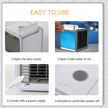 Portable Mini Air Conditioner - Compact, Powerful Personal Cooling Unit