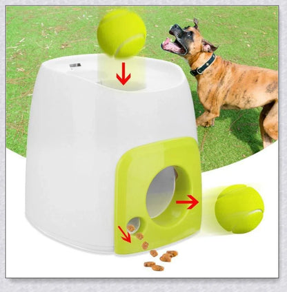 Interactive Automatic Dog Ball Launcher with adjustable controls and a durable, pet-friendly design