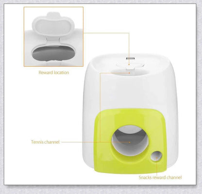 Interactive Automatic Dog Ball Launcher with adjustable controls and a durable, pet-friendly design