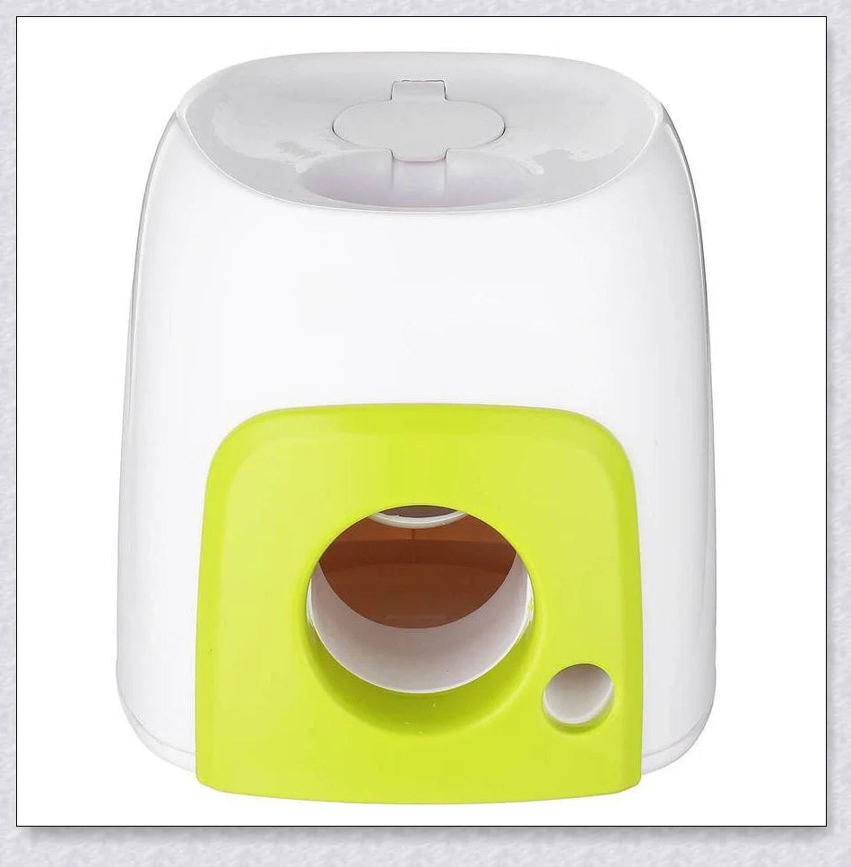 Interactive Automatic Dog Ball Launcher with adjustable controls and a durable, pet-friendly design