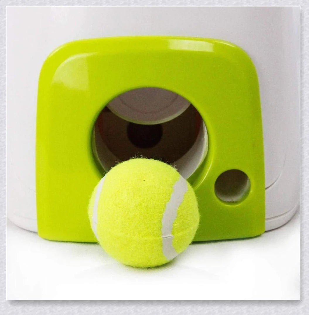 Interactive Automatic Dog Ball Launcher with adjustable controls and a durable, pet-friendly design