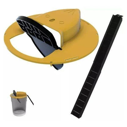 5 Gallon Bucket Mouse Trap - A humane and reusable solution to catch and remove mice and small rats from your home or garden