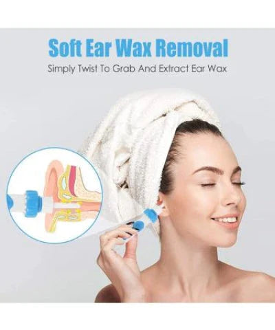 Ear Wax Vacuum Cleaner Removal Kit, featuring a suction tool with soft silicone tips for safe and effective earwax removal