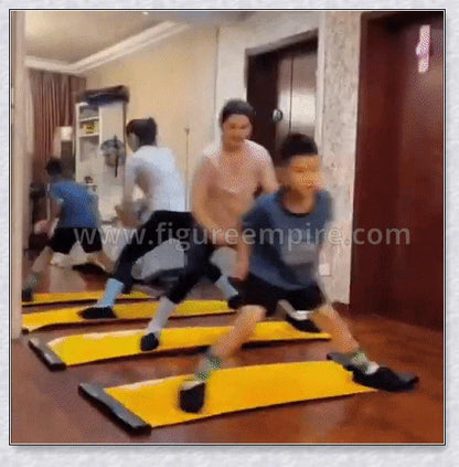 Versatile skating mat designed for intense fitness training, promoting strength, speed, and agility