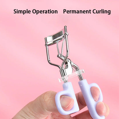 Premium eyelash curler with natural long-lasting curl and wide-angle design for effortless, captivating lashes