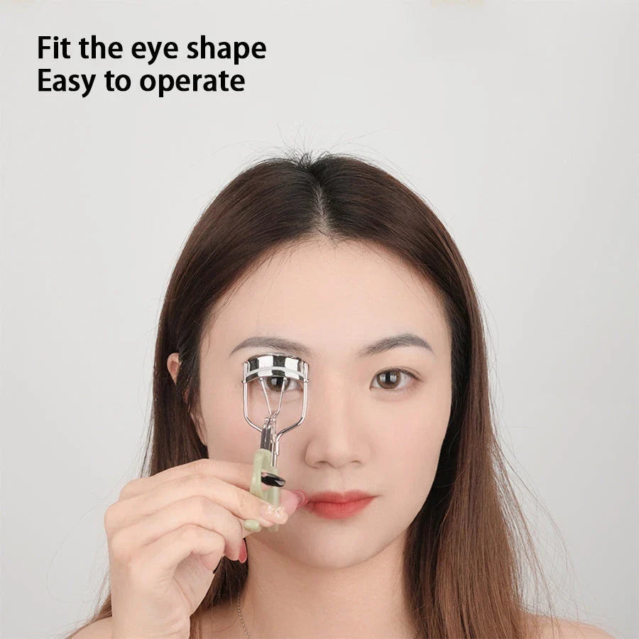 Premium eyelash curler with natural long-lasting curl and wide-angle design for effortless, captivating lashes