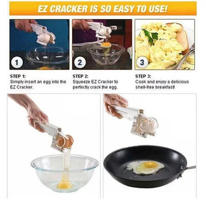 Egg Cracker Tool - Premium kitchen accessory for effortless egg cracking and separation