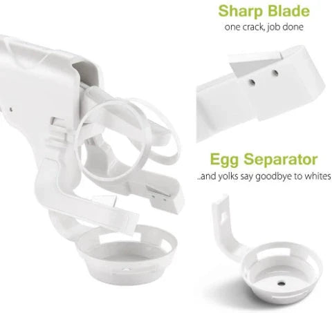 Egg Cracker Tool - Premium kitchen accessory for effortless egg cracking and separation