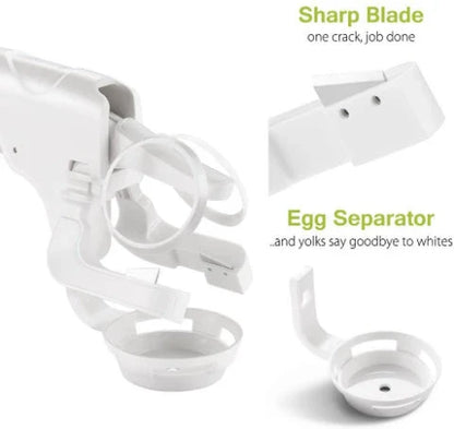 Egg Cracker Tool - Premium kitchen accessory for effortless egg cracking and separation