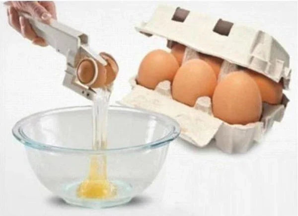 Egg Cracker Tool - Premium kitchen accessory for effortless egg cracking and separation