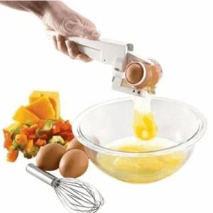 Egg Cracker Tool - Premium kitchen accessory for effortless egg cracking and separation